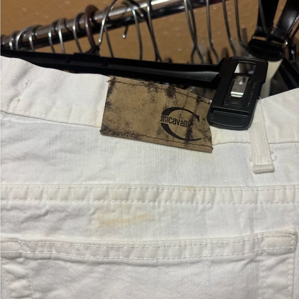Just Cavalli White Jeans